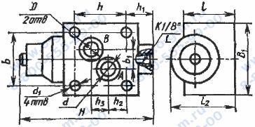 Чертёж гидродросселя ДК-С12