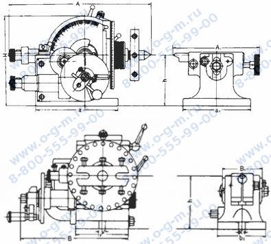 Чертеж головки делительной BS-2 (1001-052)