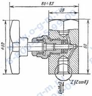 Чертеж гидровентиля В-4/320